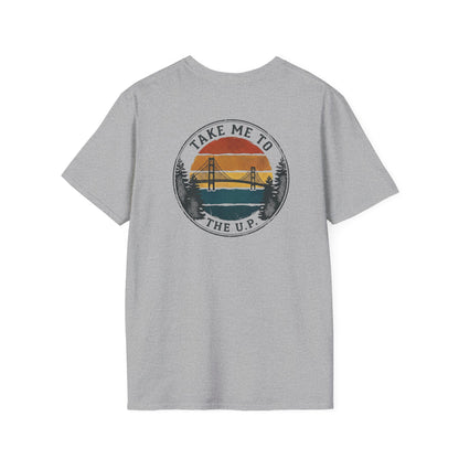 Take Me to the U.P. Sunset T-Shirt - Back Print