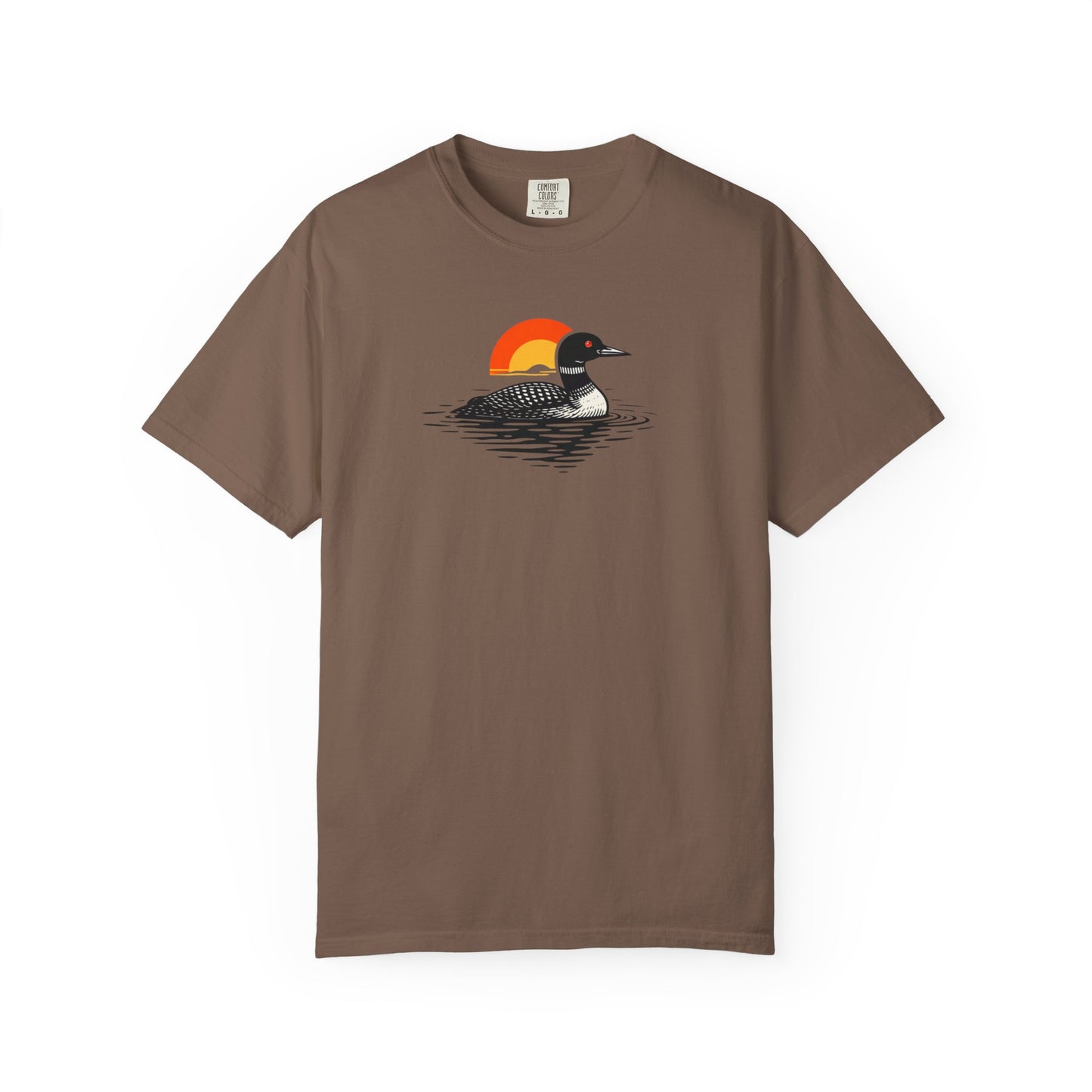 Loon at Sunset T-Shirt - Heavyweight Comfort Colors