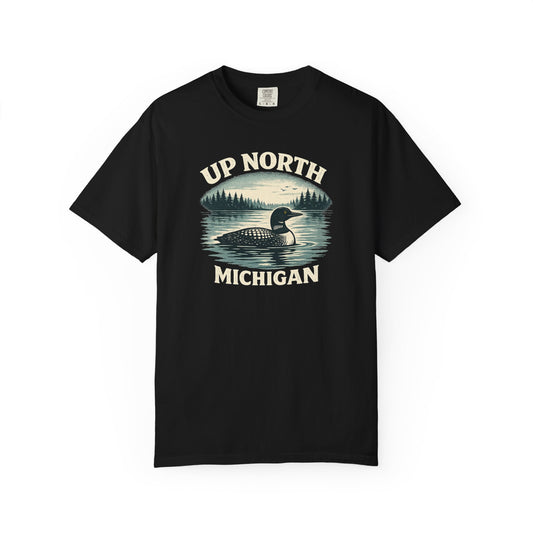 Loon Up North Michigan T-Shirt - Heavyweight Comfort Colors