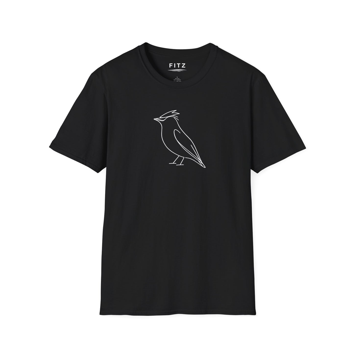 Cedar Waxwing Line T-Shirt