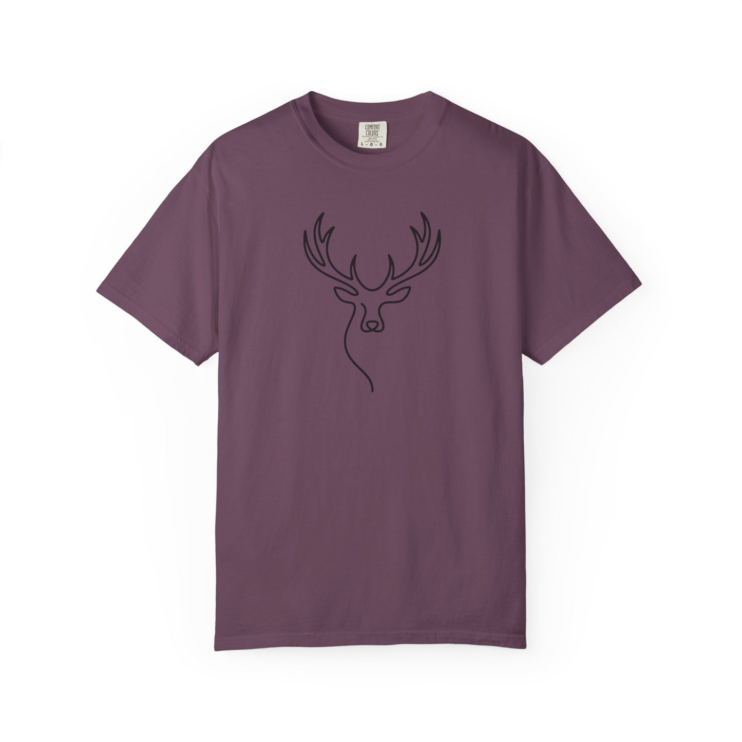 Elk One Line T-Shirt - Heavyweight Comfort Colors