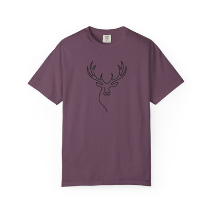 Elk One Line T-Shirt - Heavyweight Comfort Colors