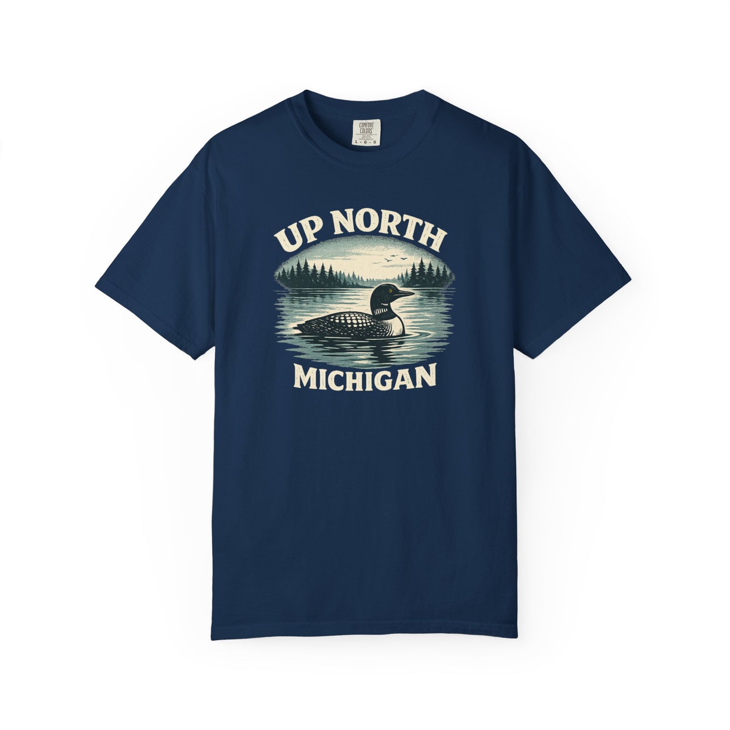 Loon Up North Michigan T-Shirt - Heavyweight Comfort Colors
