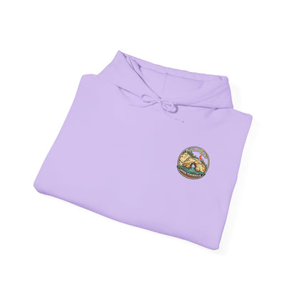 Pictured Rocks Lover's Leap Hoodie - Back Print