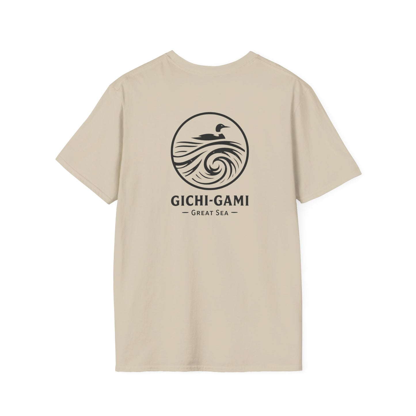 Gichi-Gami Great Sea T-Shirt - Back Print