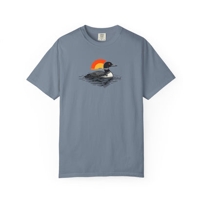 Loon at Sunset T-Shirt - Heavyweight Comfort Colors