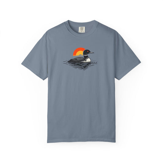 Loon at Sunset T-Shirt - Heavyweight Comfort Colors