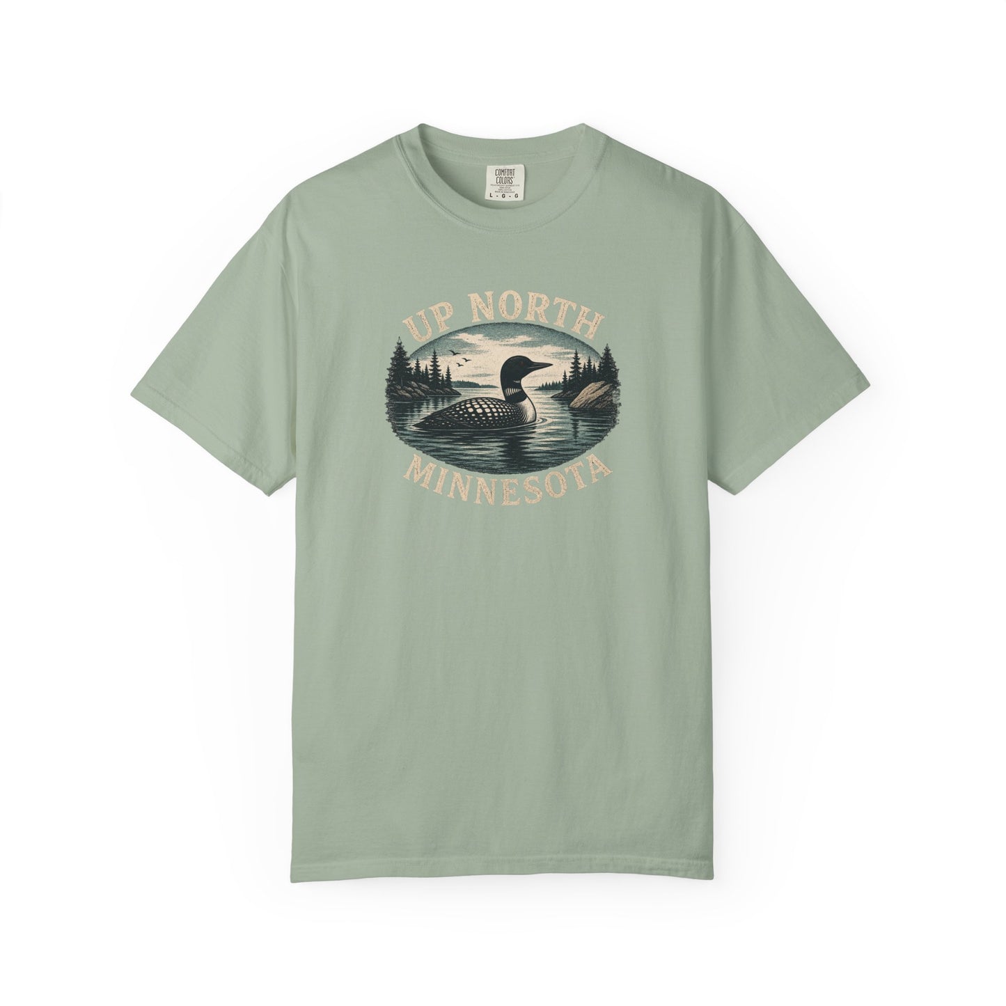 Loon Up North Minnesota T-Shirt - Heavyweight Comfort Colors