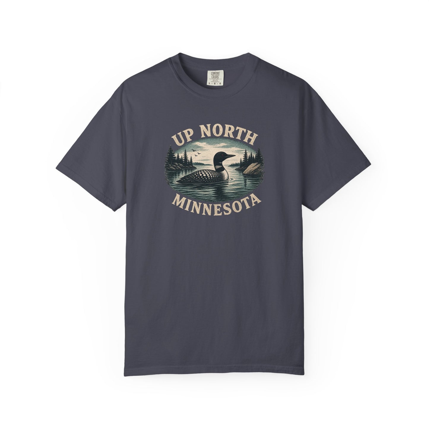 Loon Up North Minnesota T-Shirt - Heavyweight Comfort Colors