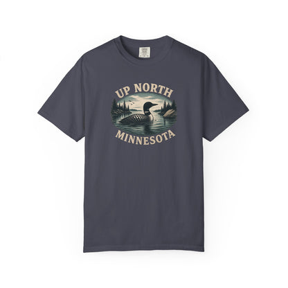 Loon Up North Minnesota T-Shirt - Heavyweight Comfort Colors