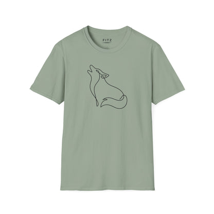 Wolf One Line T-Shirt