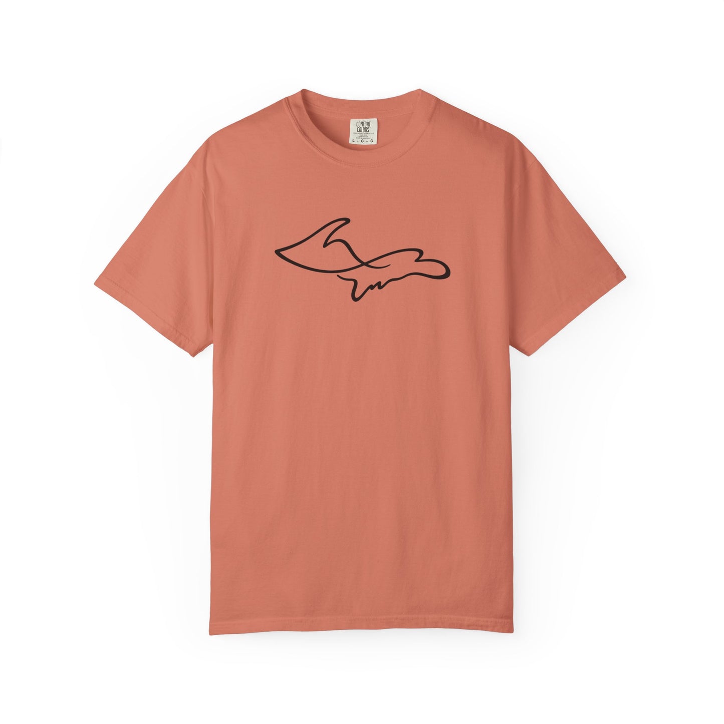Upper Peninsula One Line T-Shirt - Heavyweight Comfort Colors