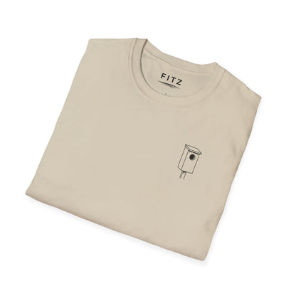 Wood Duck One Line T-Shirt - Back Print