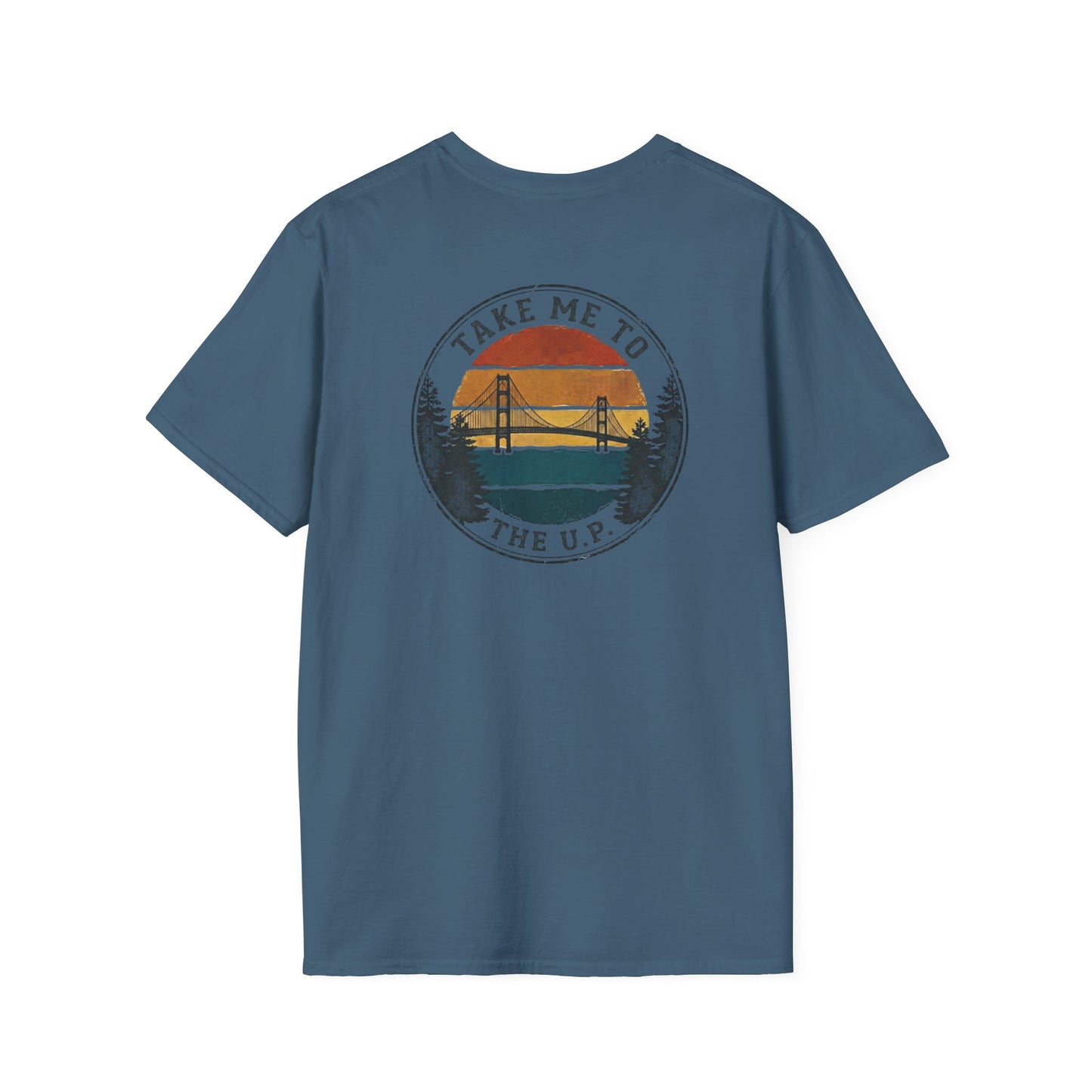 Take Me to the U.P. Sunset T-Shirt - Back Print