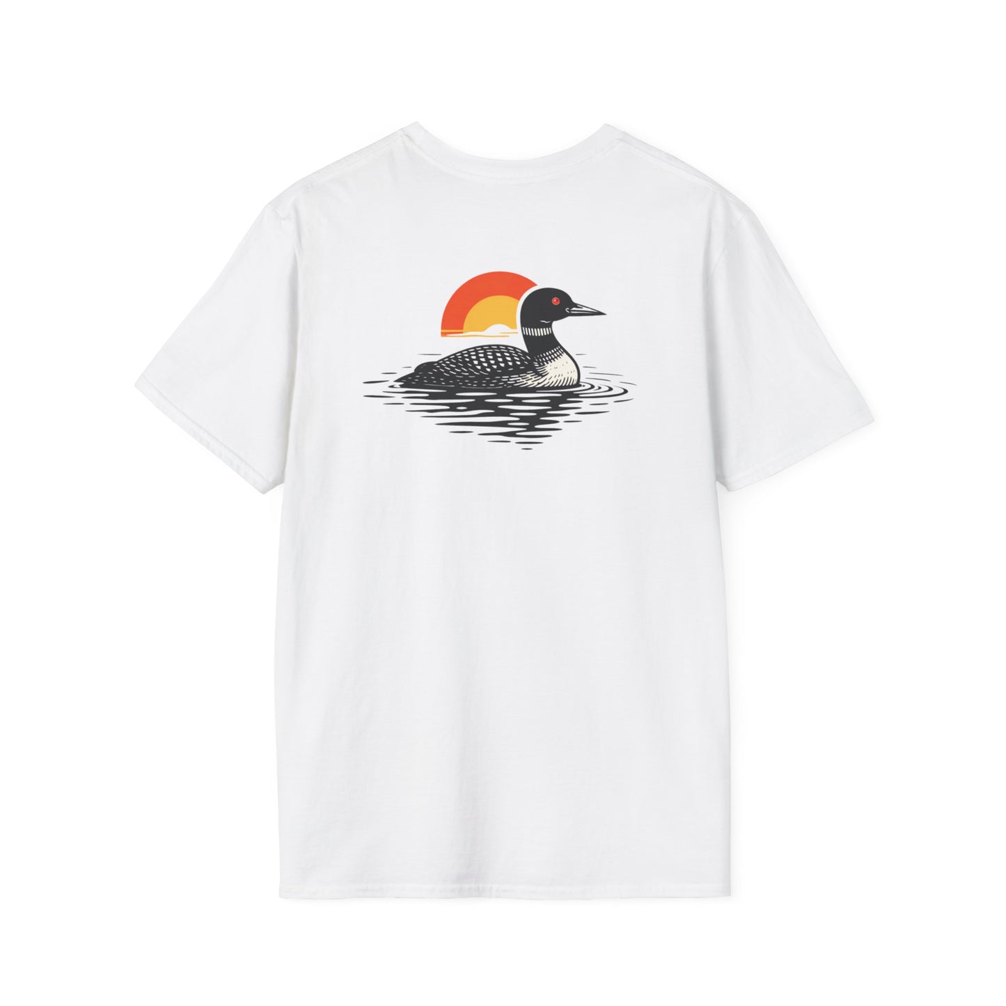 Loon at Sunset T-Shirt - Back Print