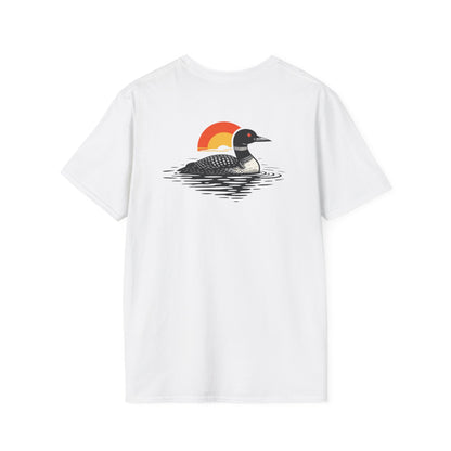 Loon at Sunset T-Shirt - Back Print