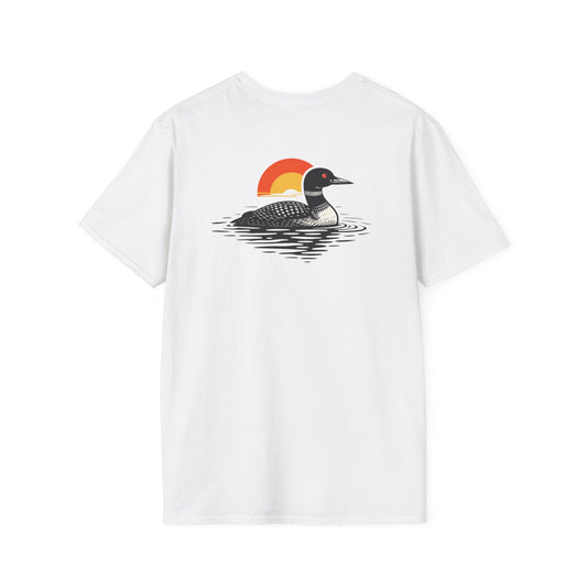 Loon at Sunset T-Shirt - Back Print