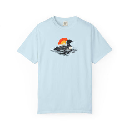 Loon at Sunset T-Shirt - Heavyweight Comfort Colors
