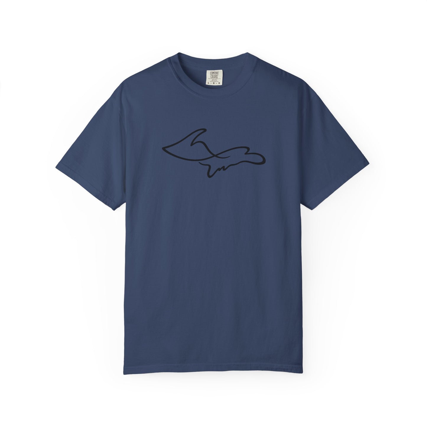 Upper Peninsula One Line T-Shirt - Heavyweight Comfort Colors