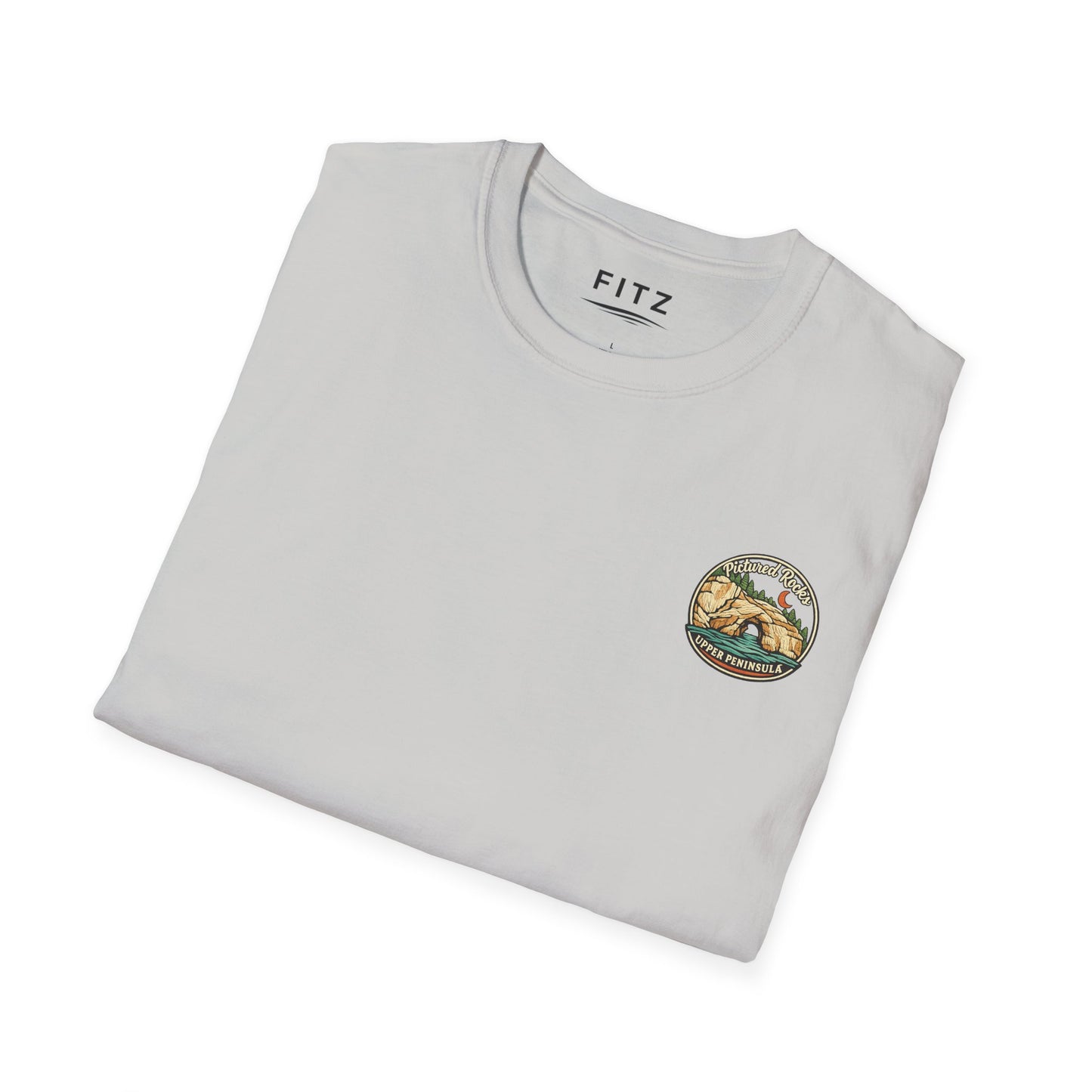 Pictured Rocks Lover's Leap T-Shirt - Back Print