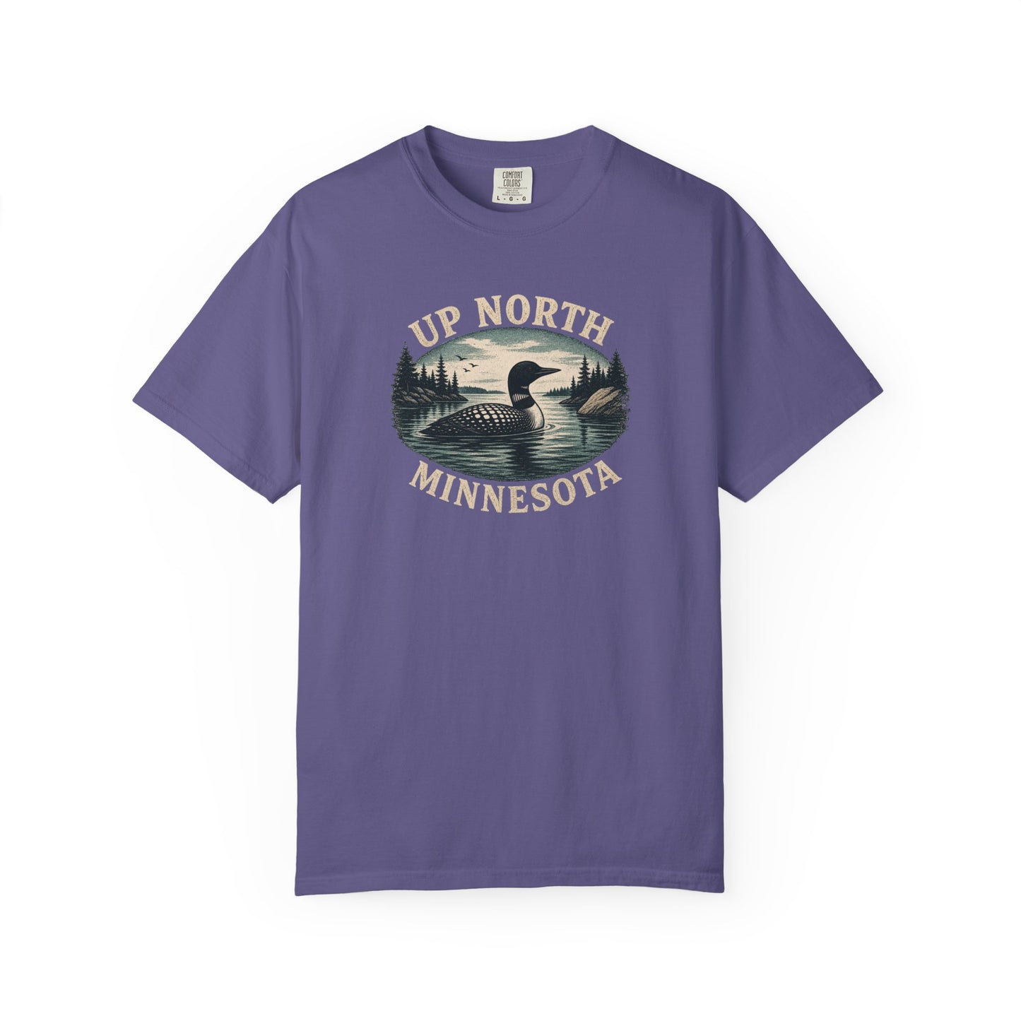 Loon Up North Minnesota T-Shirt - Heavyweight Comfort Colors