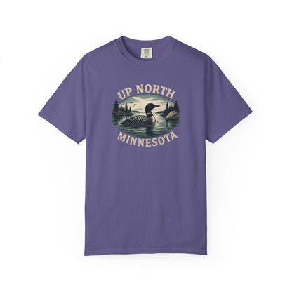 Loon Up North Minnesota T-Shirt - Heavyweight Comfort Colors