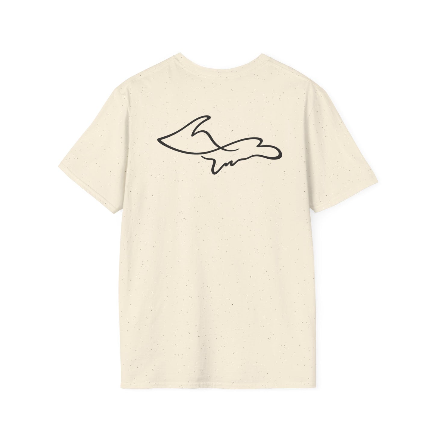 Upper Peninsula One Line T-Shirt - Back Print
