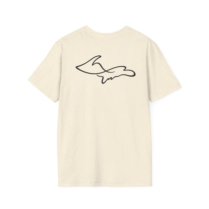 Upper Peninsula One Line T-Shirt - Back Print