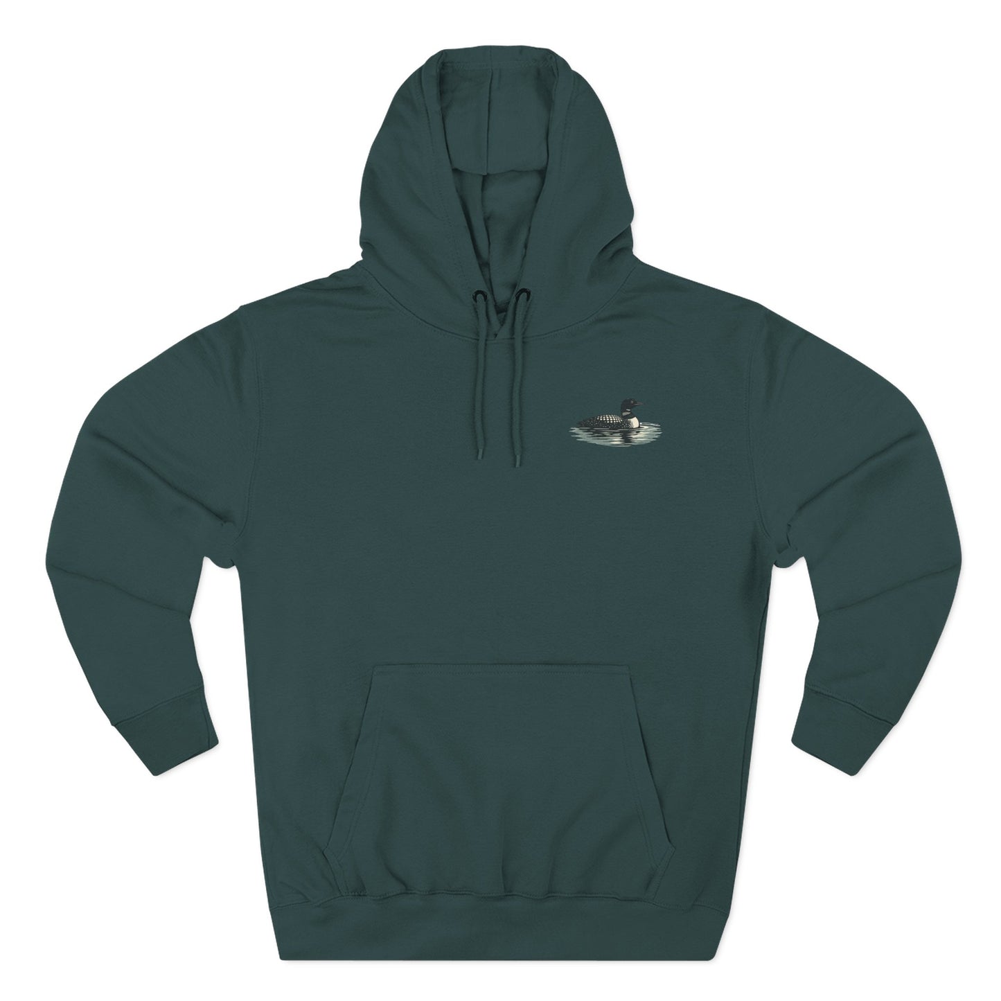 Loon Up North Michigan Hoodie - Back Print