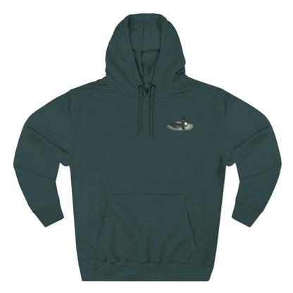 Loon Up North Michigan Hoodie - Back Print