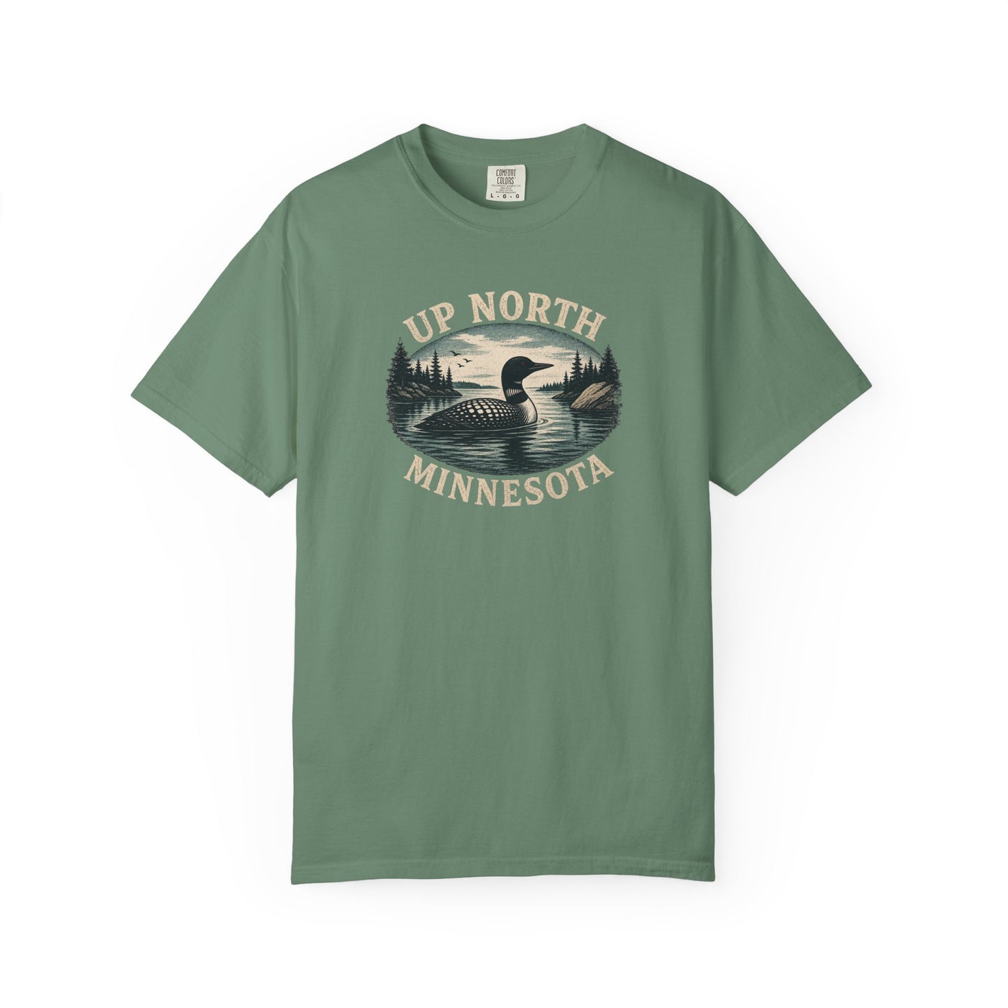 Loon Up North Minnesota T-Shirt - Heavyweight Comfort Colors