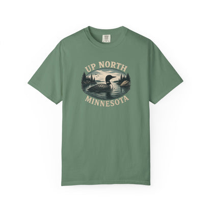 Loon Up North Minnesota T-Shirt - Heavyweight Comfort Colors