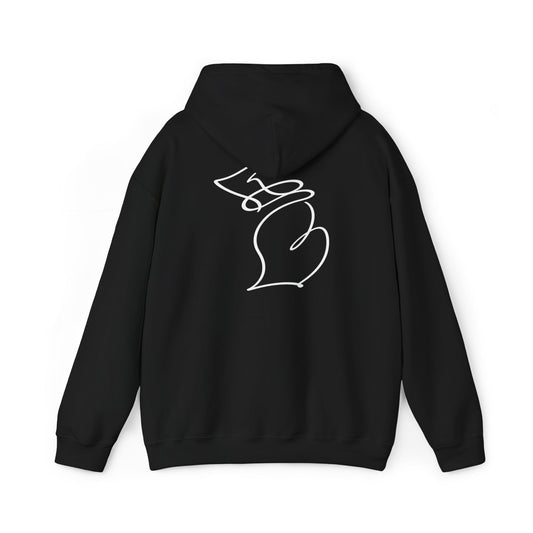 Michigan One Line Hoodie - Back Print