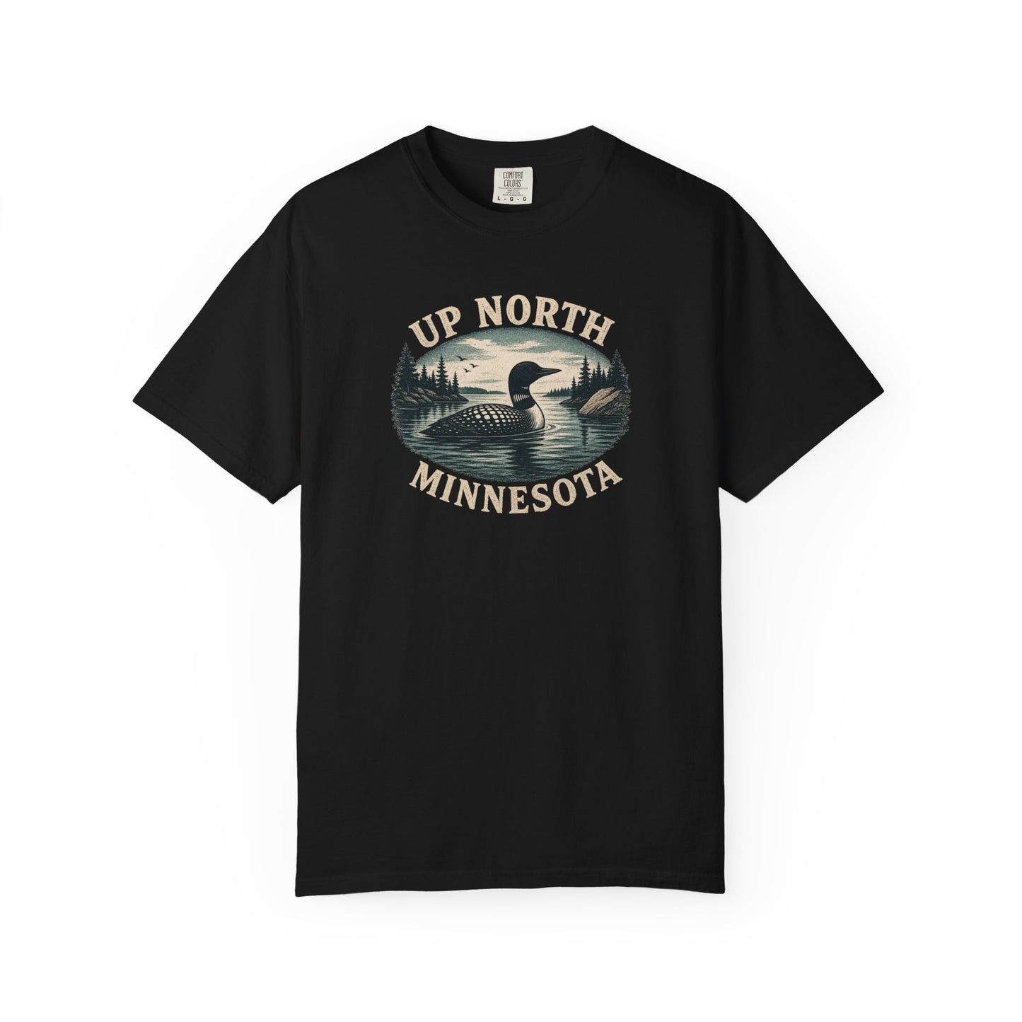 Loon Up North Minnesota T-Shirt - Heavyweight Comfort Colors