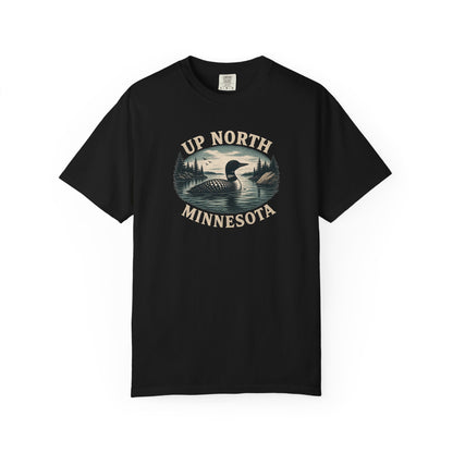 Loon Up North Minnesota T-Shirt - Heavyweight Comfort Colors