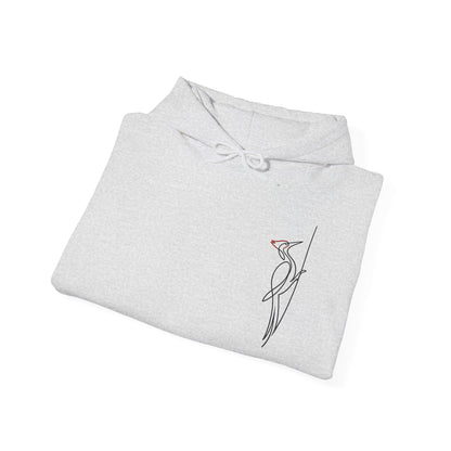 Pileated Woodpecker One Line Hoodie