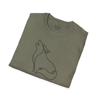 Wolf One Line T-Shirt