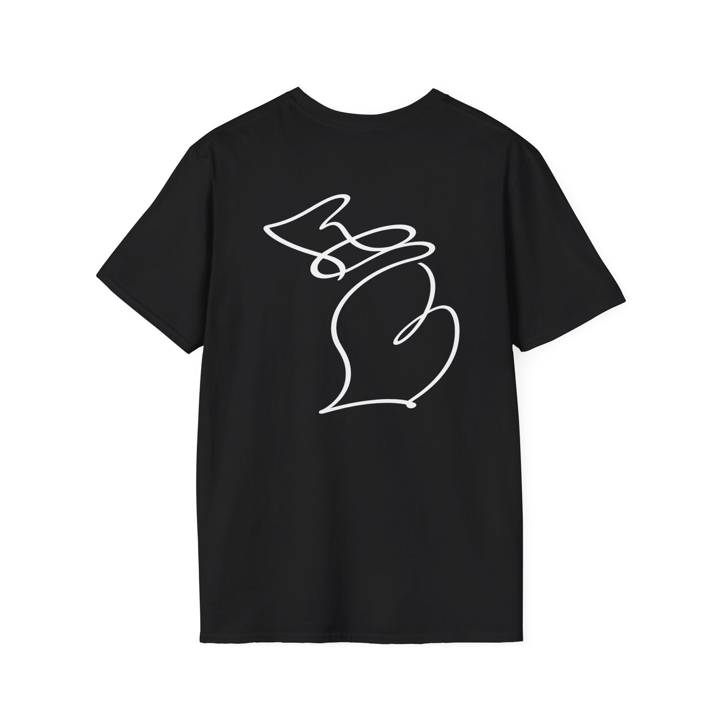 Michigan One Line T-Shirt - Back Print