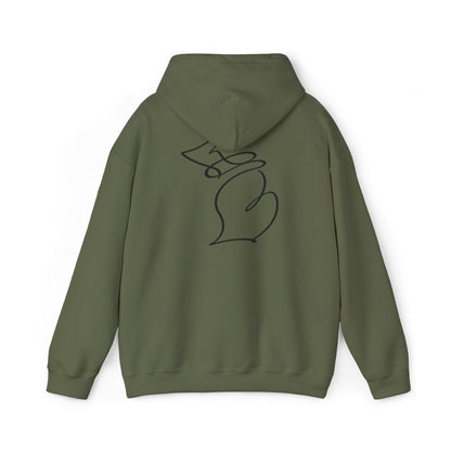 Michigan One Line Hoodie - Back Print