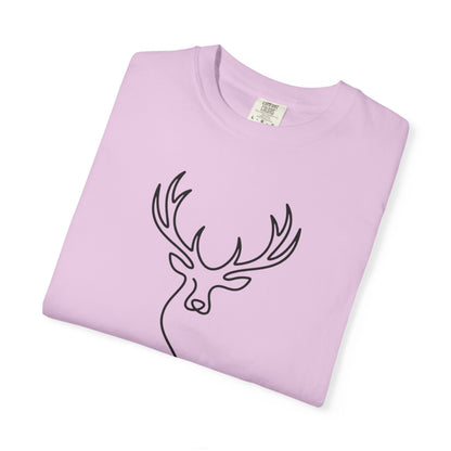Elk One Line T-Shirt - Heavyweight Comfort Colors