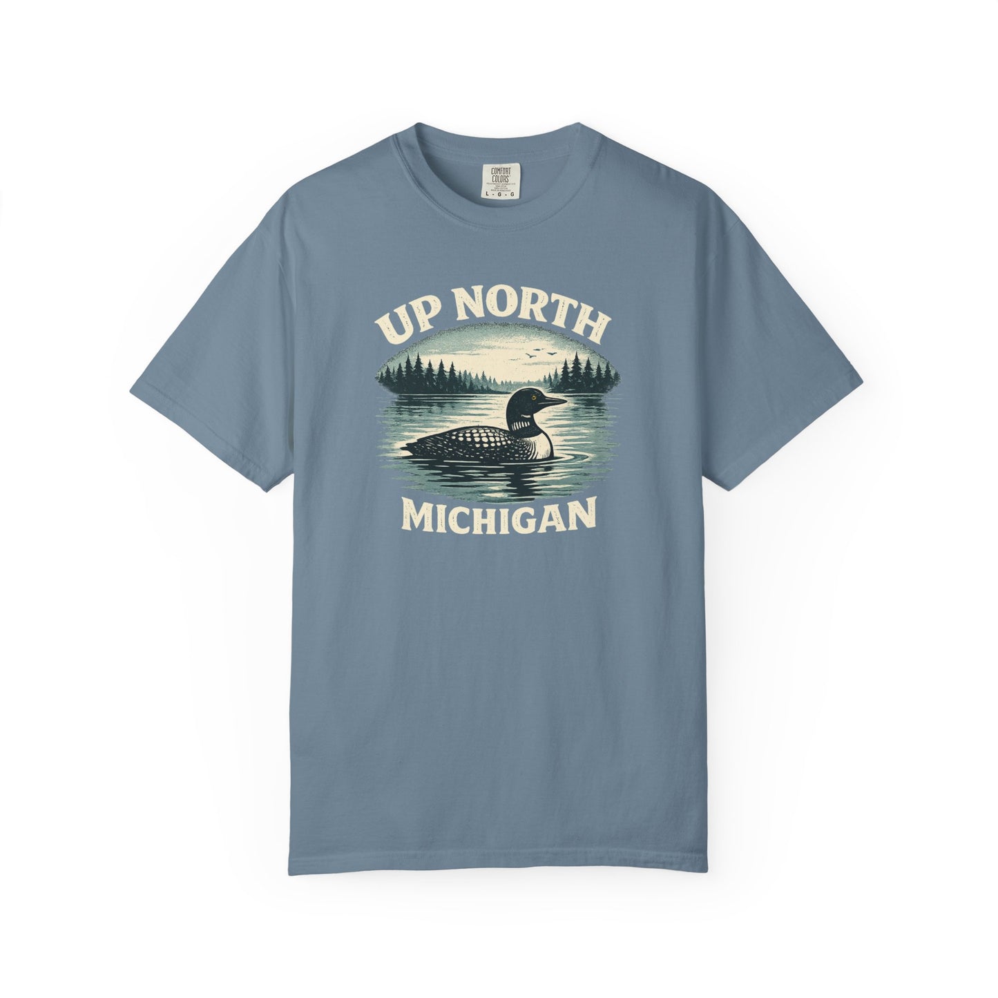 Loon Up North Michigan T-Shirt - Heavyweight Comfort Colors