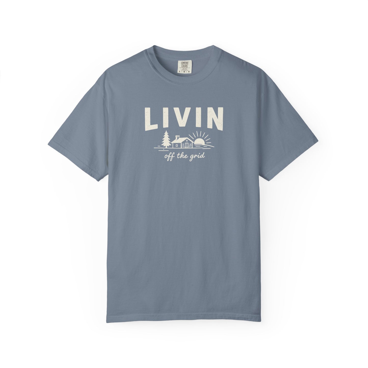 LIVIN off the Grid T-Shirt - Heavyweight Comfort Colors