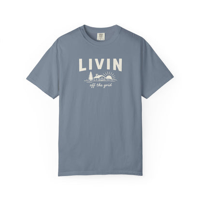 LIVIN off the Grid T-Shirt - Heavyweight Comfort Colors