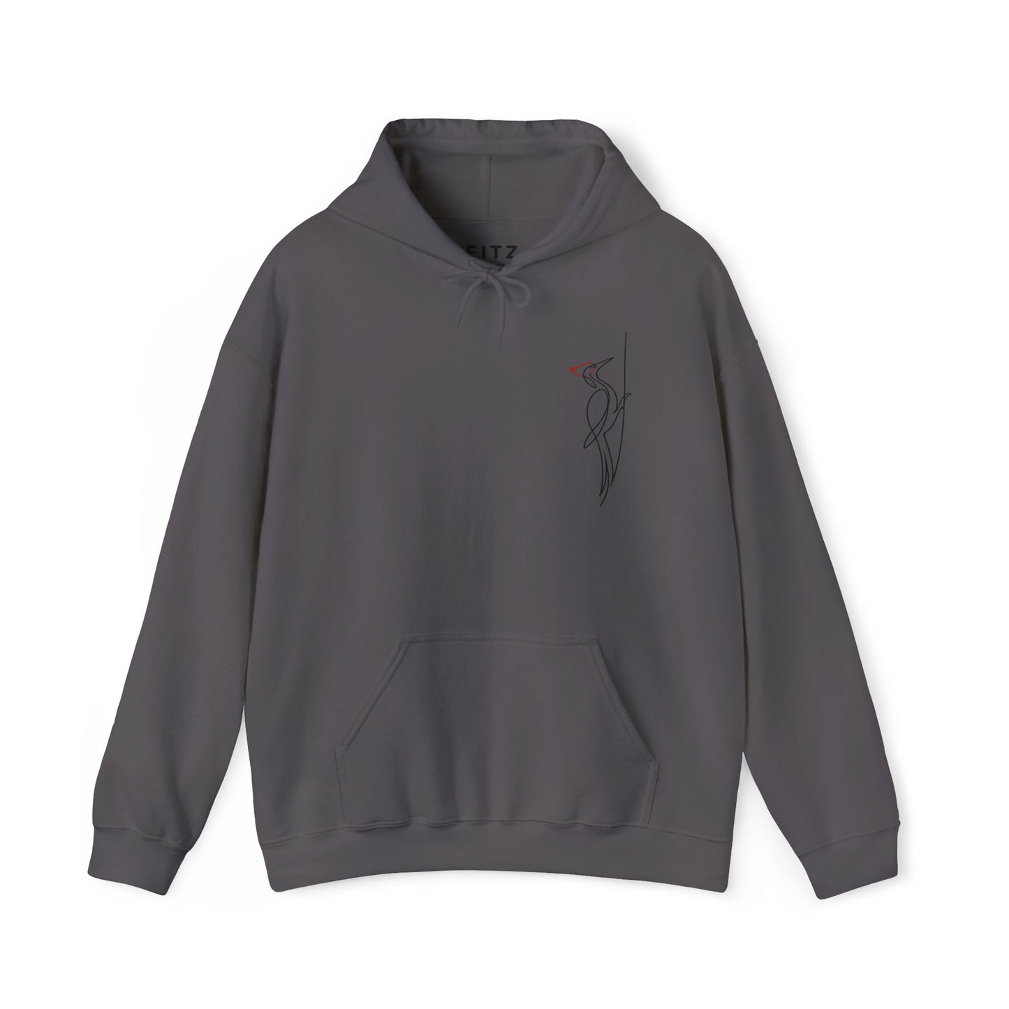 Pileated Woodpecker One Line Hoodie