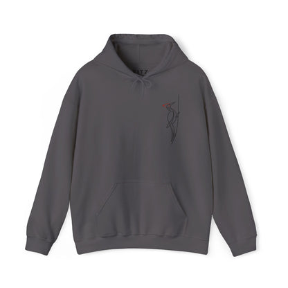 Pileated Woodpecker One Line Hoodie