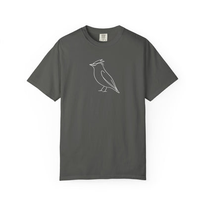 Cedar Waxwing Line T-Shirt - Heavyweight Comfort Colors