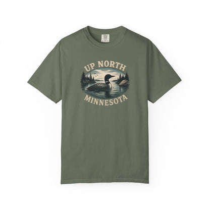 Loon Up North Minnesota T-Shirt - Heavyweight Comfort Colors