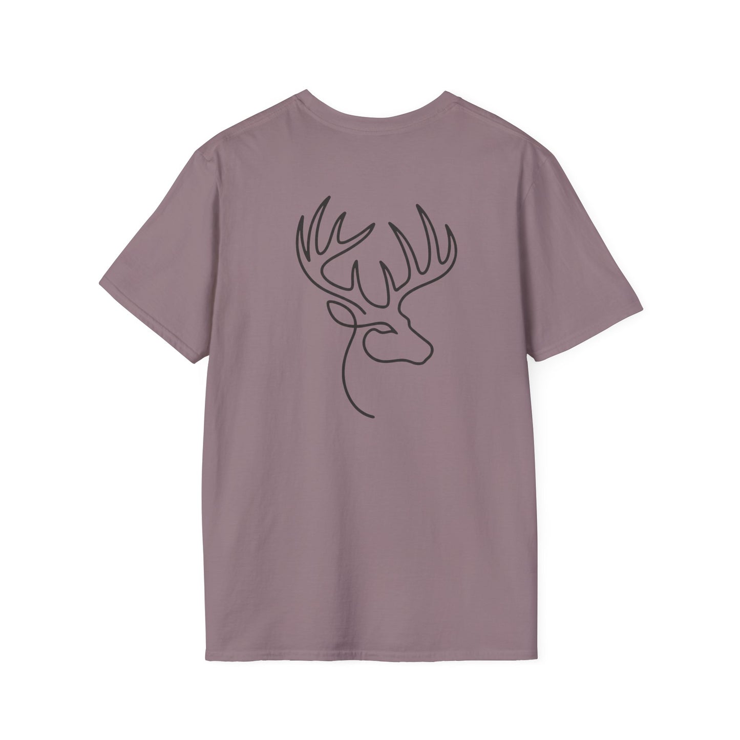 White-tailed One Line T-Shirt - Back Print