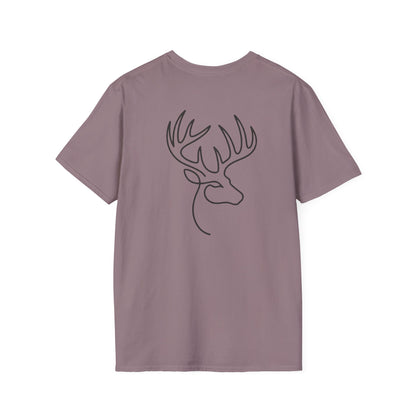 White-tailed One Line T-Shirt - Back Print
