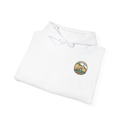 Pictured Rocks Lover's Leap Hoodie - Back Print